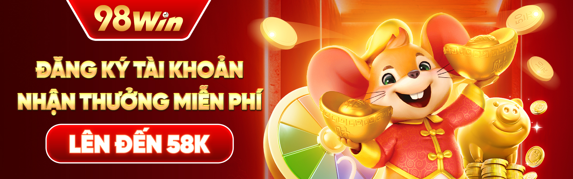 đăng ký 98win nhận thưởng miễn phí lên đến 58k